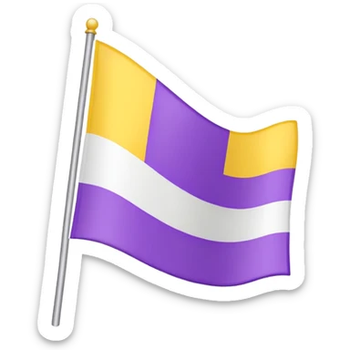 Intersex-inclusive pride flag  sticker