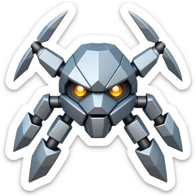 Haz un emoji del Pokémon metagross sticker