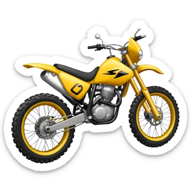 enduro bike sticker