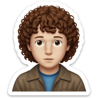 Dustin stranger things sticker