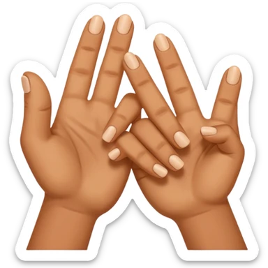 Fingers snapping together  sticker