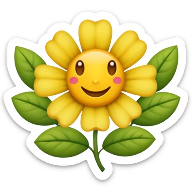 círculo florido clique aqui sticker