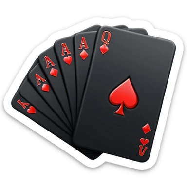 Poker for coal sticker