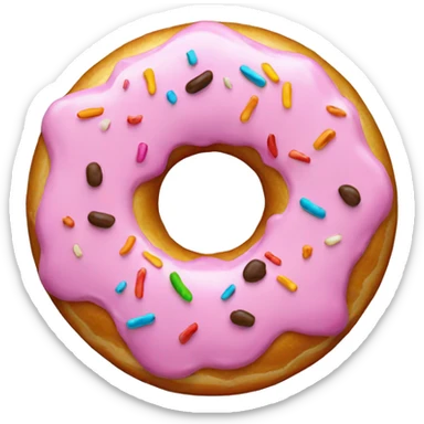 Donut sticker
