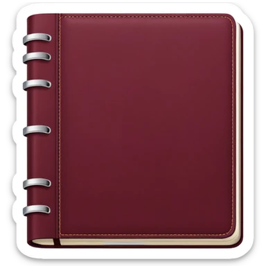 cuaderno color vinotino sticker