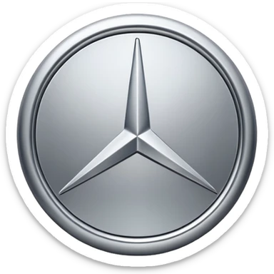 Mercedes logo!  sticker