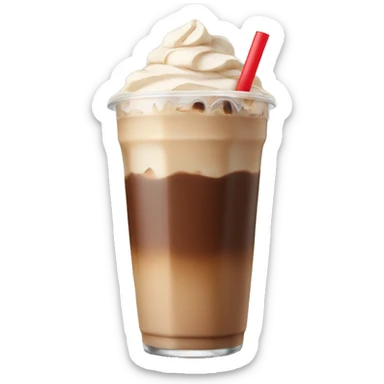 Chocolate iced latte sticker