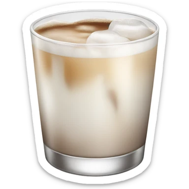 white russian drink sticker