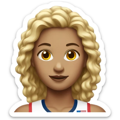 USA Olympic woman sticker