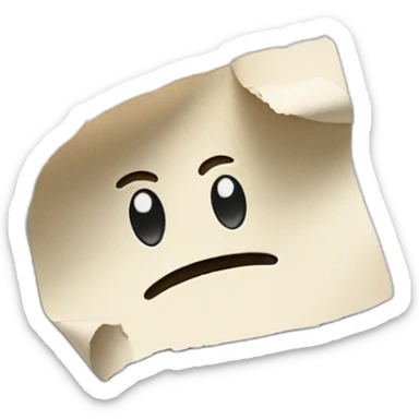 a torn piece of paper  sticker