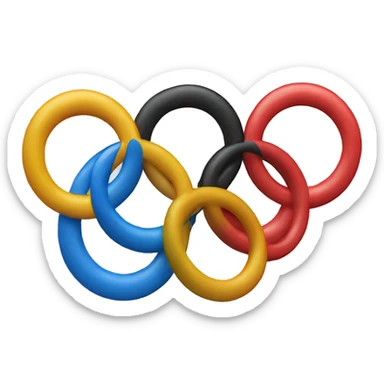 Olympic rings sticker