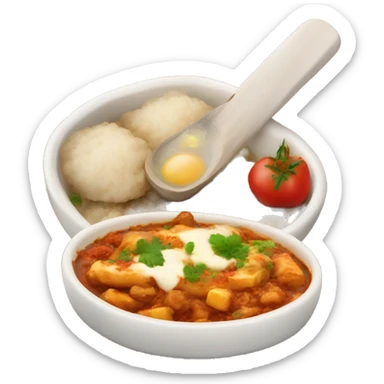 Mamaliga Romanian dish sticker