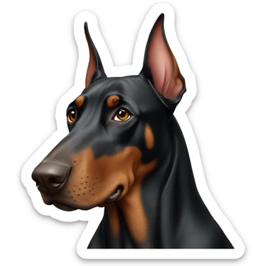 Doberman sticker