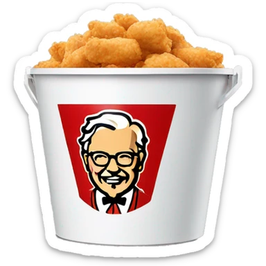 kfc bucket sticker