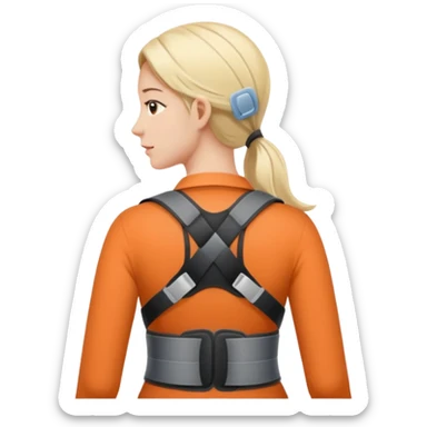 womenback pain sticker