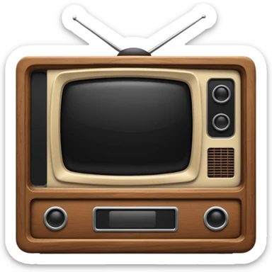 ancienne telévision sticker