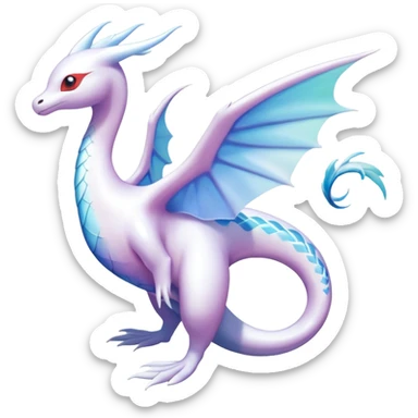 Dragonair-Latias-Fakémon-hybrid-creature (full body)  sticker