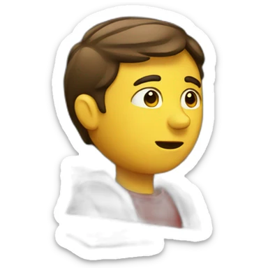 attentive listener sticker