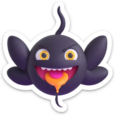 surprised streamer with dramatic lighting sticker