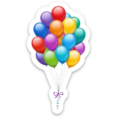 29 in balloons sticker