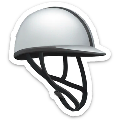 Equestrian helmet sticker