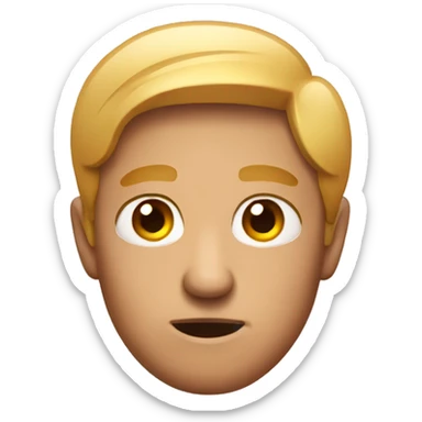 regular ios style emoji giving sideeye sticker