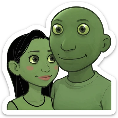 Jet Set Josh King Madrid and Tefi Valenzuela, Peruvian ex novia de millionario de digital, mingling at exclusive luxury fashion gala. sticker