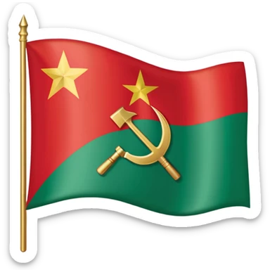 Transnistria flag sticker