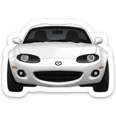 Mazda miata car cute blink sticker