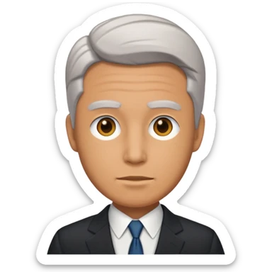 crea la imagen de william affton sticker