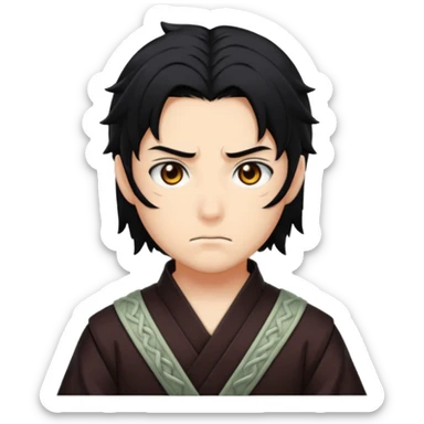 Demon   slayer anime tokito sticker