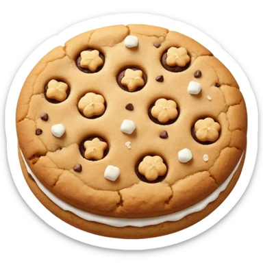 a pair of cookies without Chocolate sticker