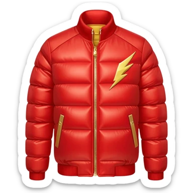  flashy streetwear jacket sticker