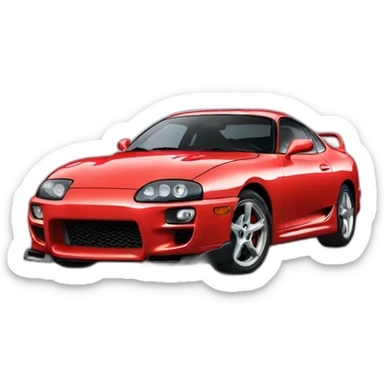 Toyota Supra sticker