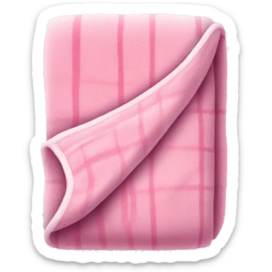 pink comfy blanket folded sticker