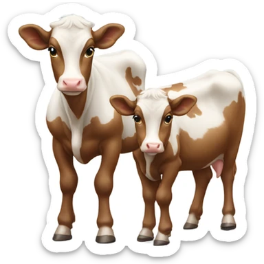 two headed calf sticker