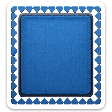 traditional blue carpet sticker