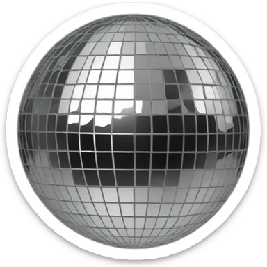 Discoball sticker