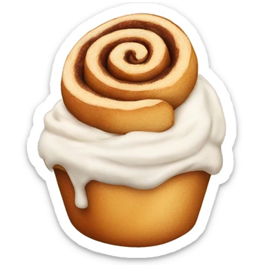 Cinnamon roll sticker