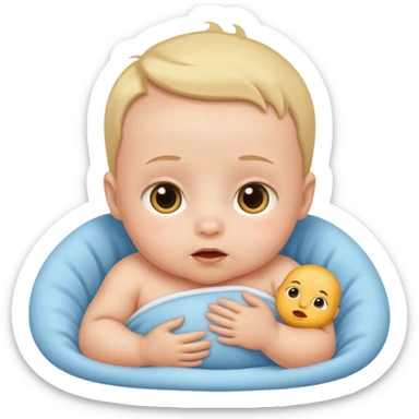 Baby wide awake sticker