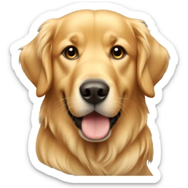 golden retriever sticker