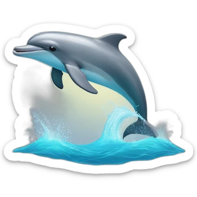 Dolphin sticker