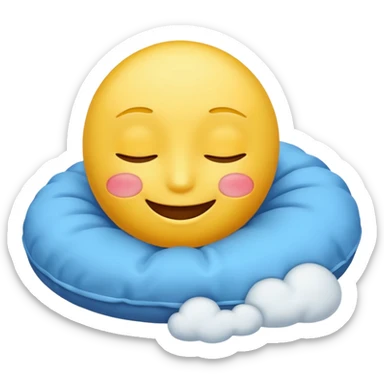 a dreaming emoji sticker