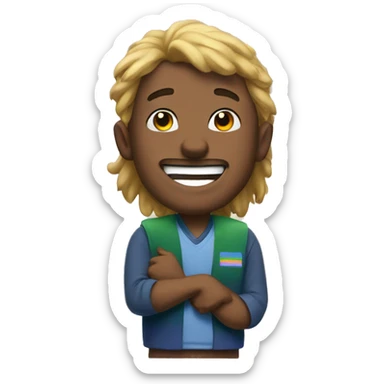 A rainbow Stanley sticker