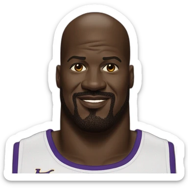 Shaquille o'neal sticker