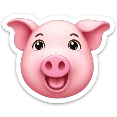 Cerdito rosa sticker