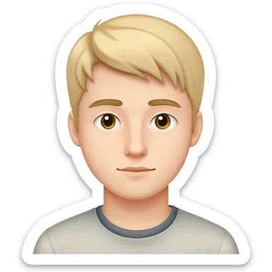 Man in 23 year student sticker