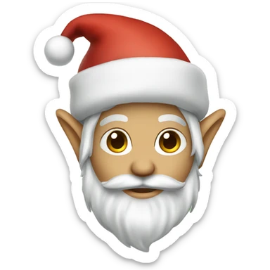 Christmas elve sticker