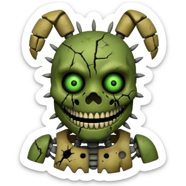 Spring trap fnaf 3 more like the actual one sticker