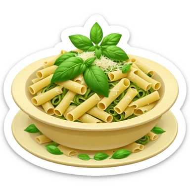 Pesto pasta sticker